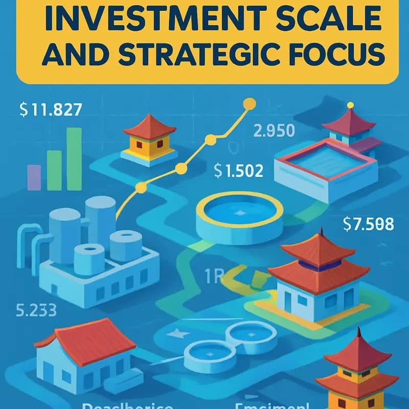 Marubeni’s global water infrastructure portfolio and investment capacity