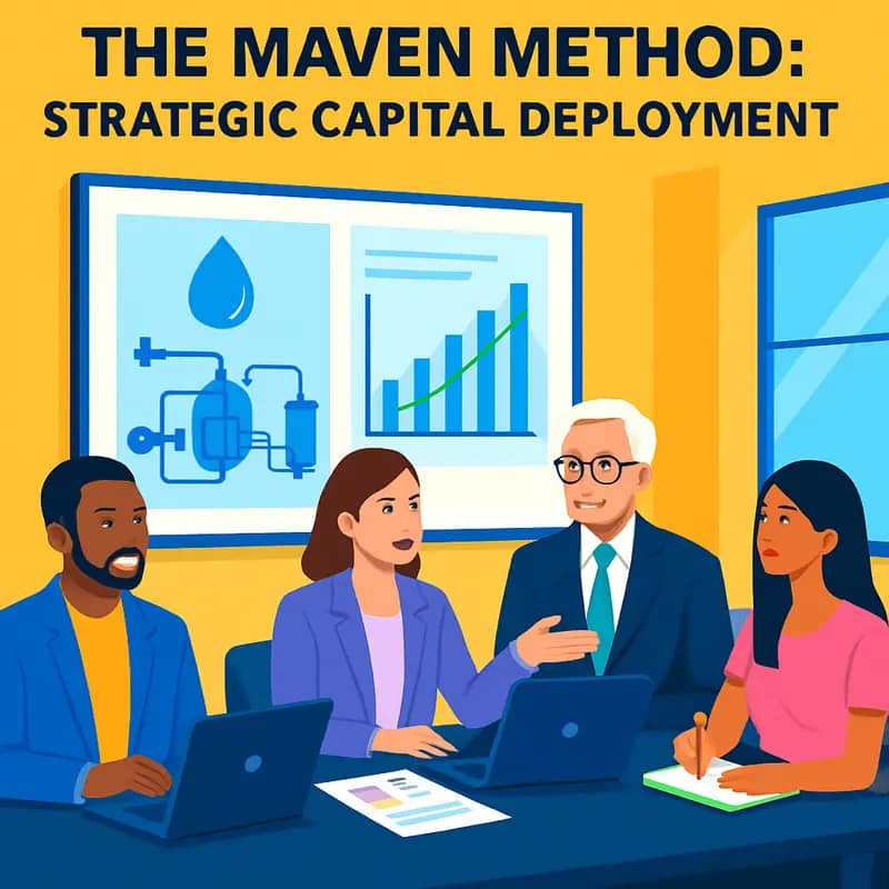 NPIF-Maven’s investment team evaluating water technology opportunities
