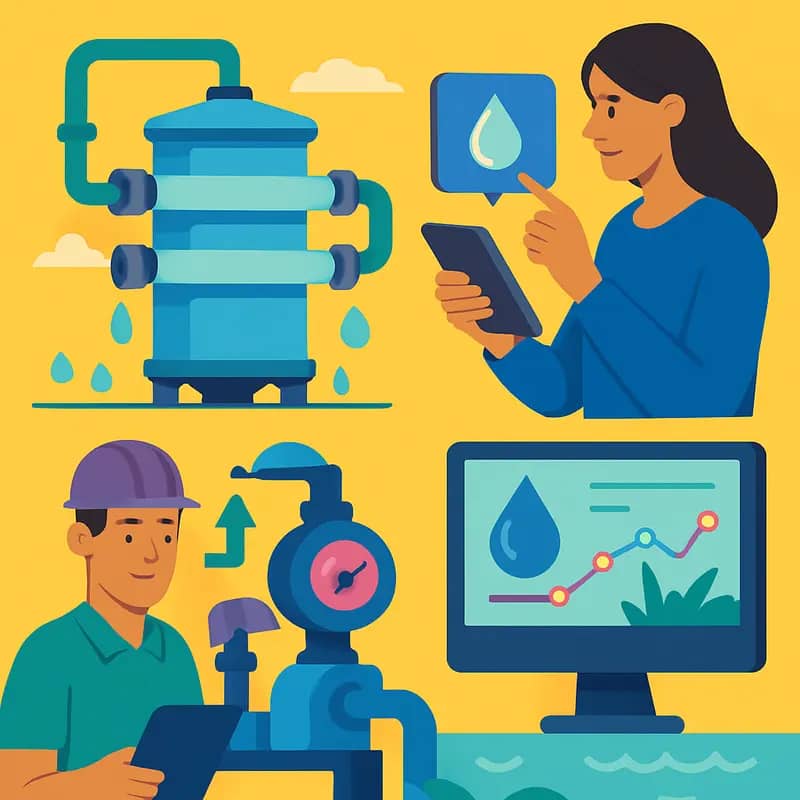 Advanced irrigation technology in a smart greenhouse
