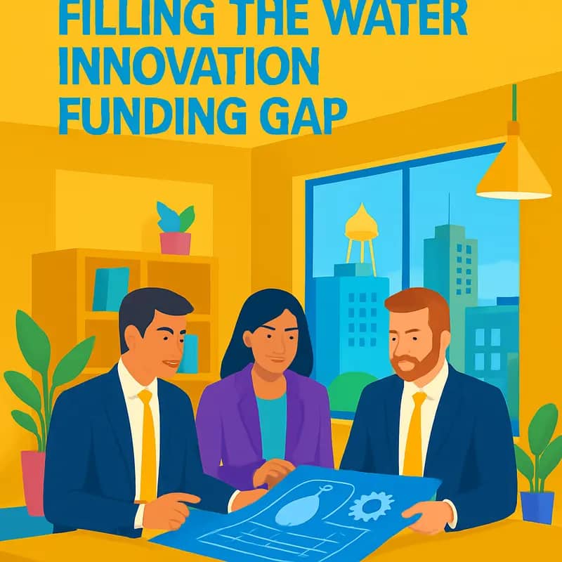 Oval Park Capital’s investment team analyzing water technology opportunities
