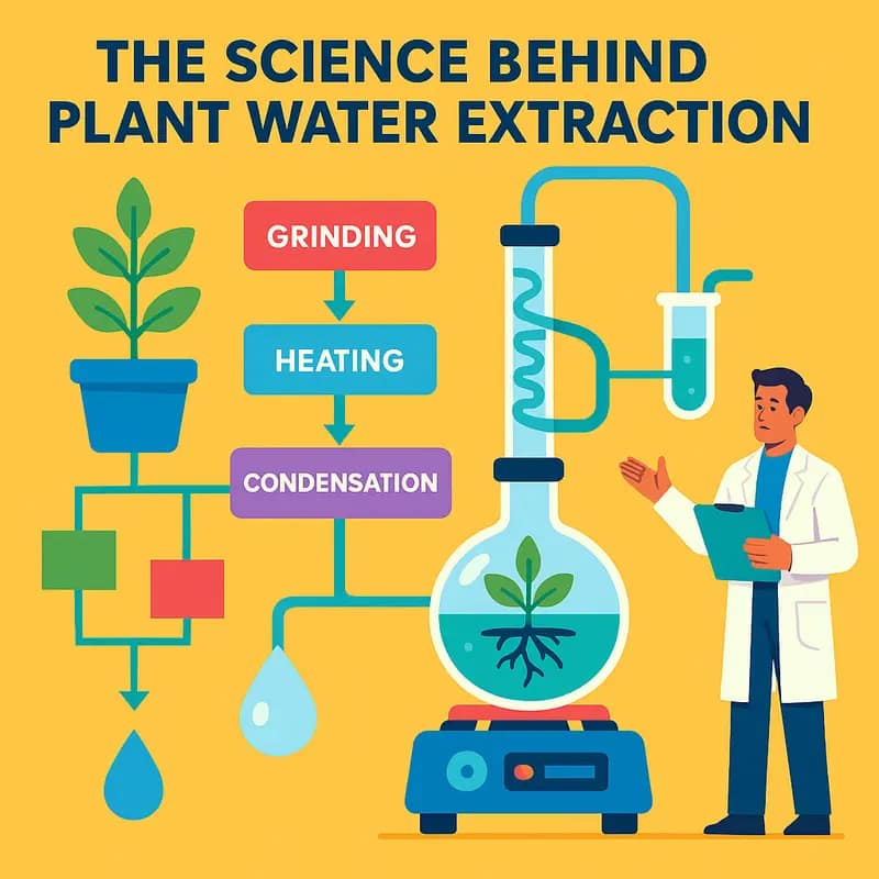 Technical breakdown of BWT’s plant water extraction process