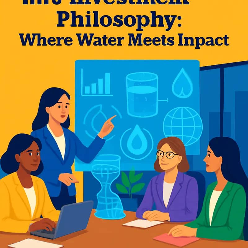 Rethink Impact’s leadership team analyzing water tech investment opportunities