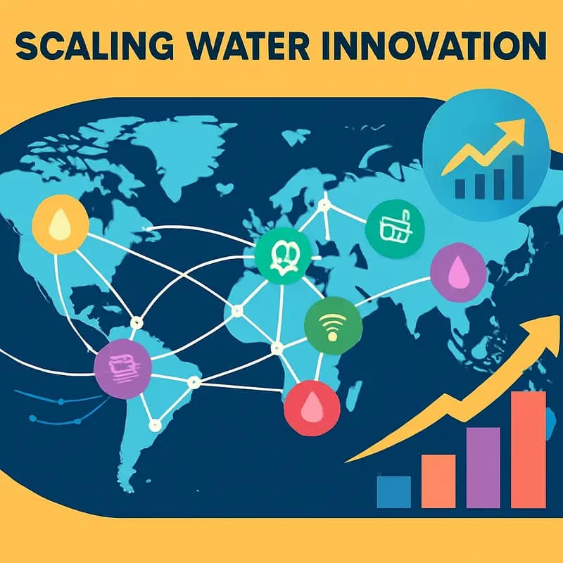 Scientists conducting advanced water analysis in a modern laboratory