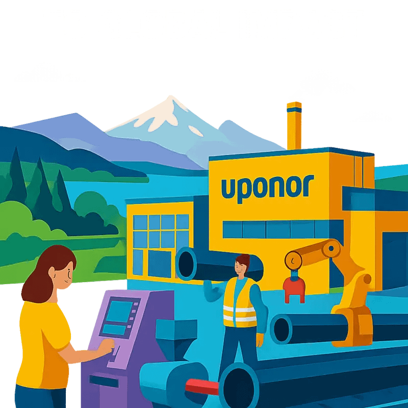 Uponor’s state-of-the-art manufacturing facility in Vantaa, Finland