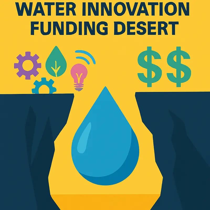 The challenging divide between water innovation and investor capital