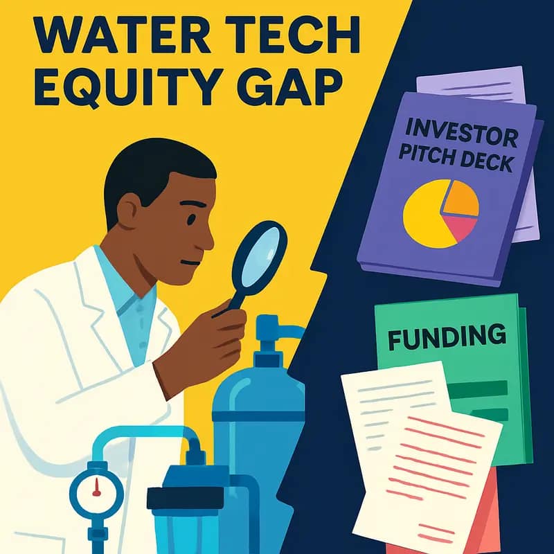 The challenging divide between water innovation and investor capital
