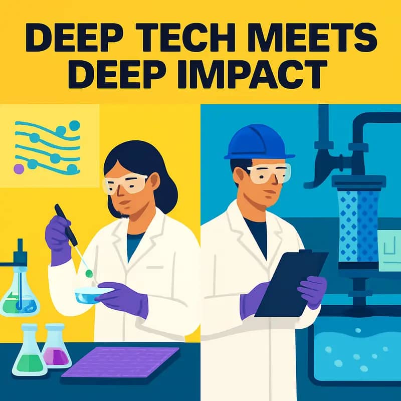 Scientists conducting advanced water analysis in a modern laboratory