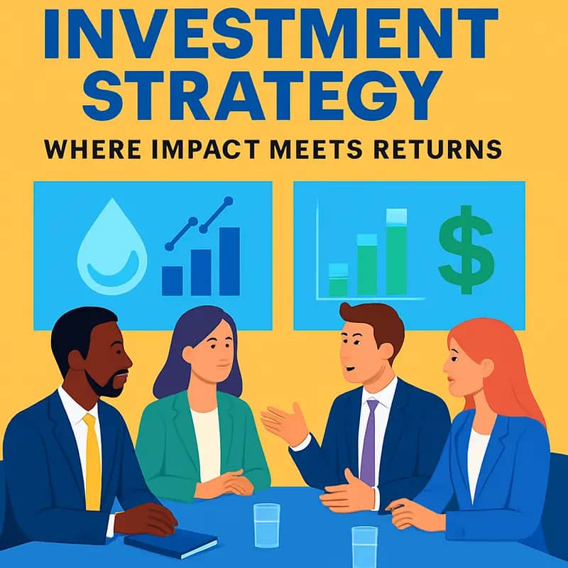 Transition Global’s investment team analyzing water technology opportunities