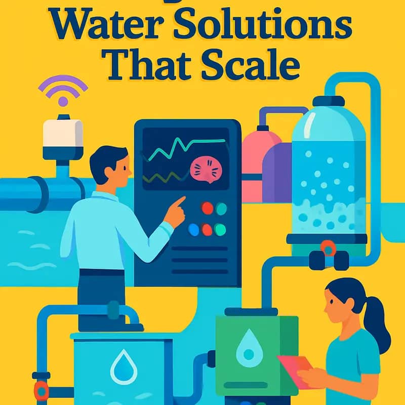Rethink Impact’s leadership team analyzing water tech investment opportunities
