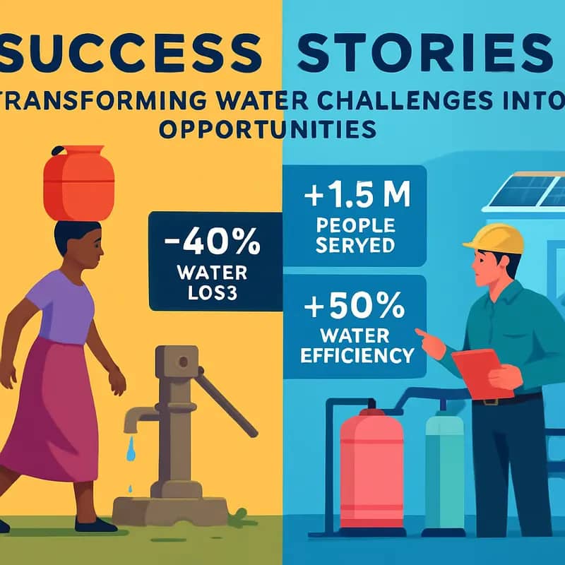Transition Global’s investment team analyzing water technology opportunities