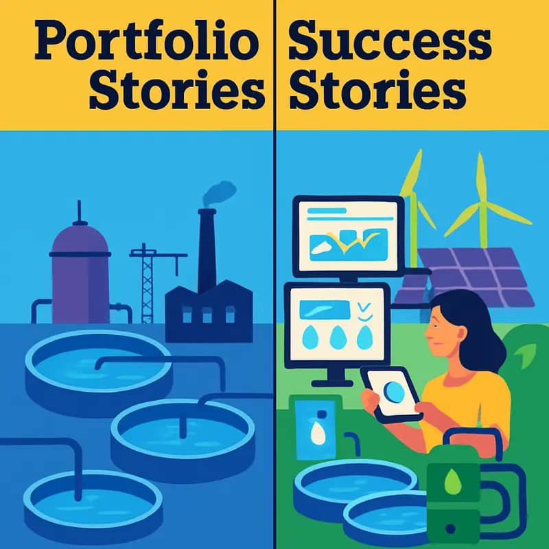 ENV’s investment team analyzing water technology opportunities