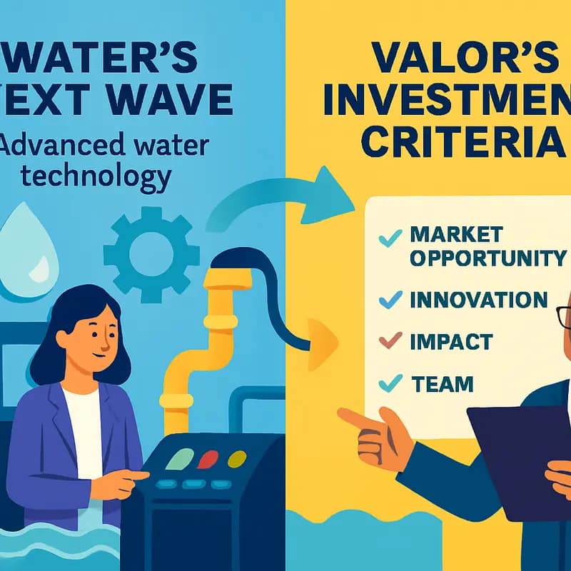Valor’s hands-on operational approach meets water innovation