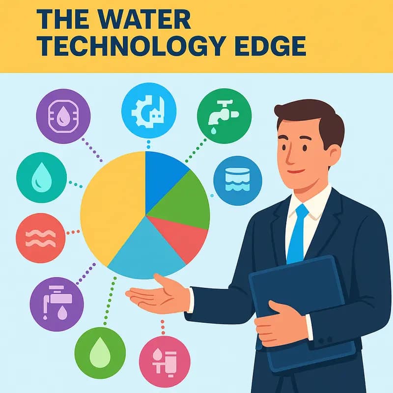 XPV’s leadership team reviewing water technology innovations