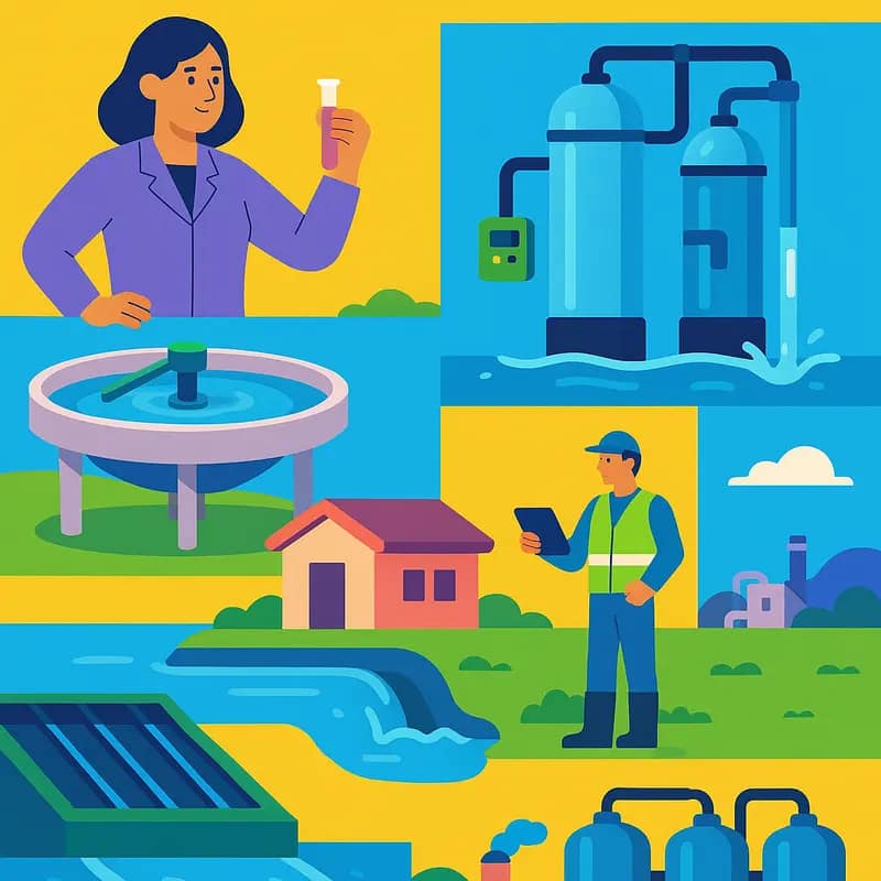 XPV’s leadership team reviewing water technology innovations
